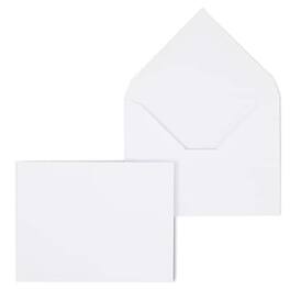 Staples - Gummed Invitation Envelopes, 5 3/4" x 4 3/8", 250/Box - White