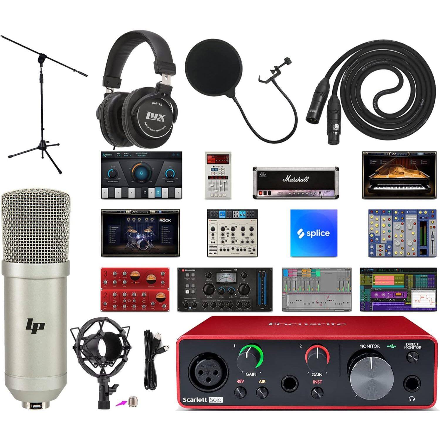 SA Lux A 11 C9D3 HUPT
No Marshall O BOCK LE
splice 3
d 2 a a .
O lp PeusPie 3
MONITOR DIRECT MONITOR GAIN 4EV AIR GAIN INST
Scarlett Solo