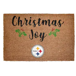 The Memory Company - Pittsburgh Steelers 23" x 35" Holiday Door Mat - Multicolor