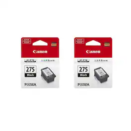 Canon - Genuine Original PG-275 Black Ink Cartridge, 2 Pack