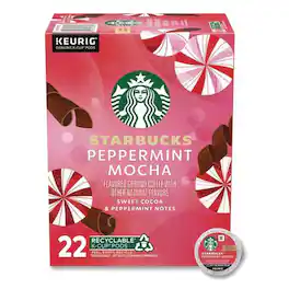 Starbucks - Coffee K-Cups - Peppermint Mocha (22/Box)