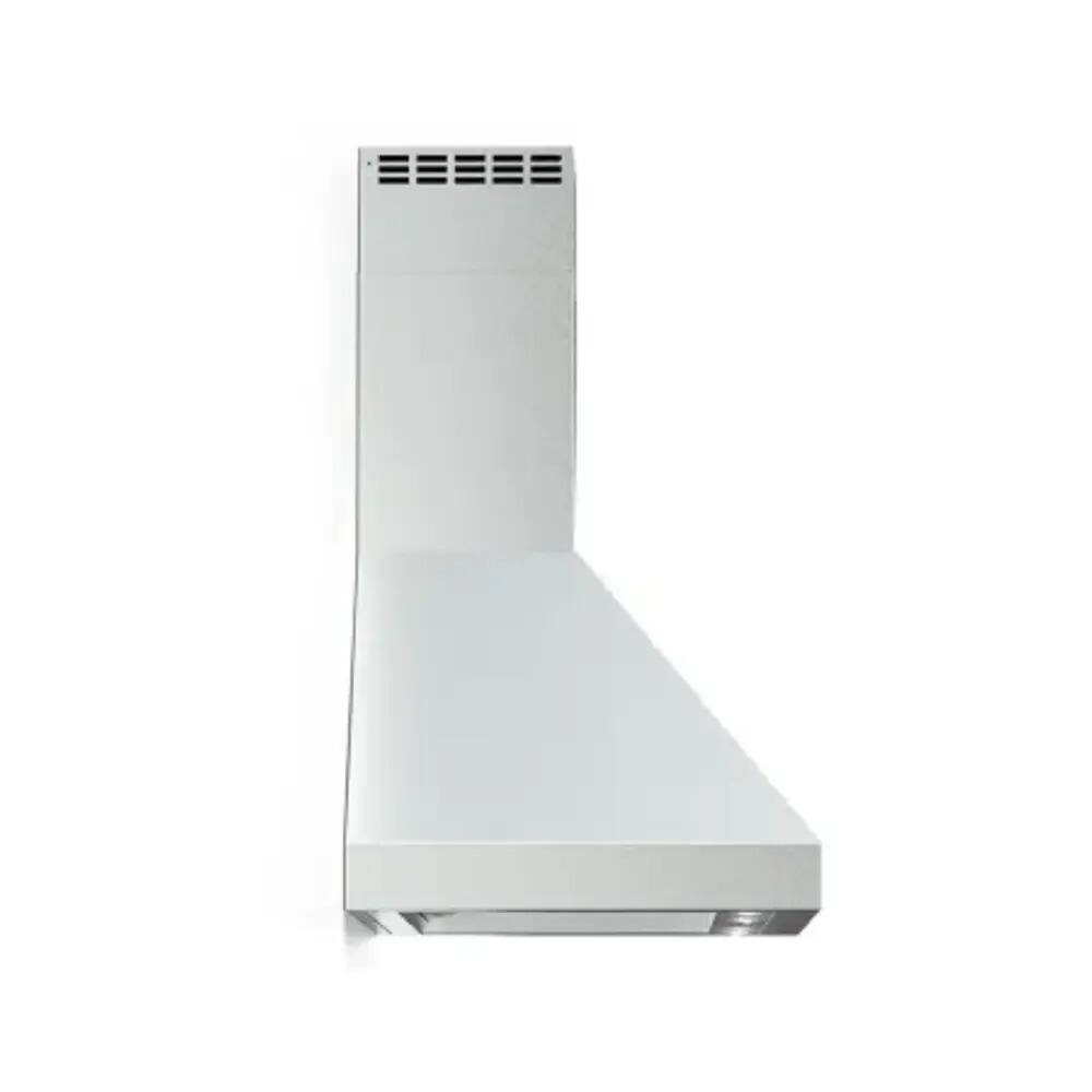 Alt View 3. Verona - Verona 48 inch Designer Chimney Wall Hood with 1200 CFM, Stainless Steel Baffle Filters, LED Lighting in Stainless Steel - Stainless Steel.