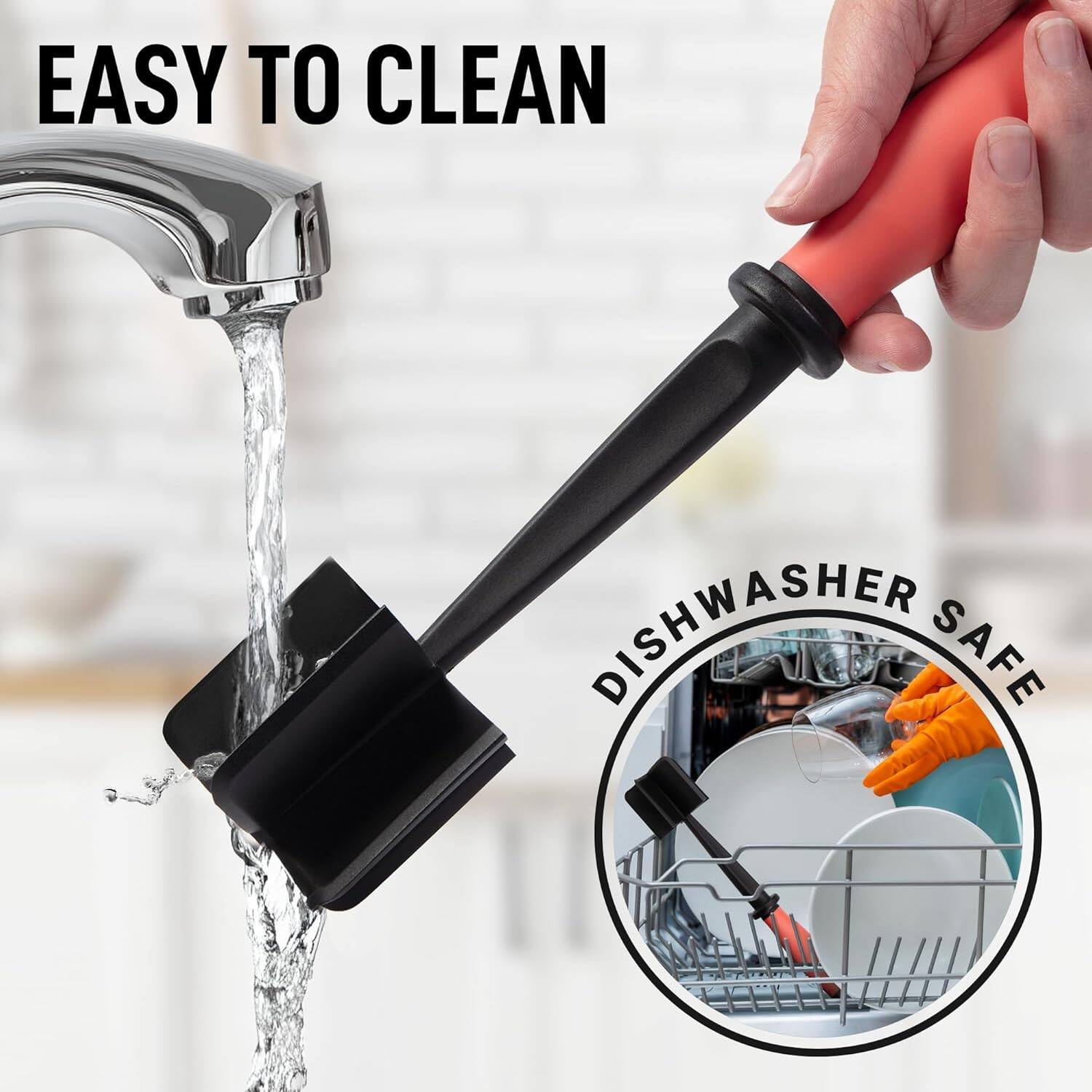 EASY TO CLEAN DISHWASHER SAFE