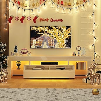 Espafurni 63in High Gloss TV Stand for 65/70 Espafurni 63in High Gloss TV Stand for 65/70