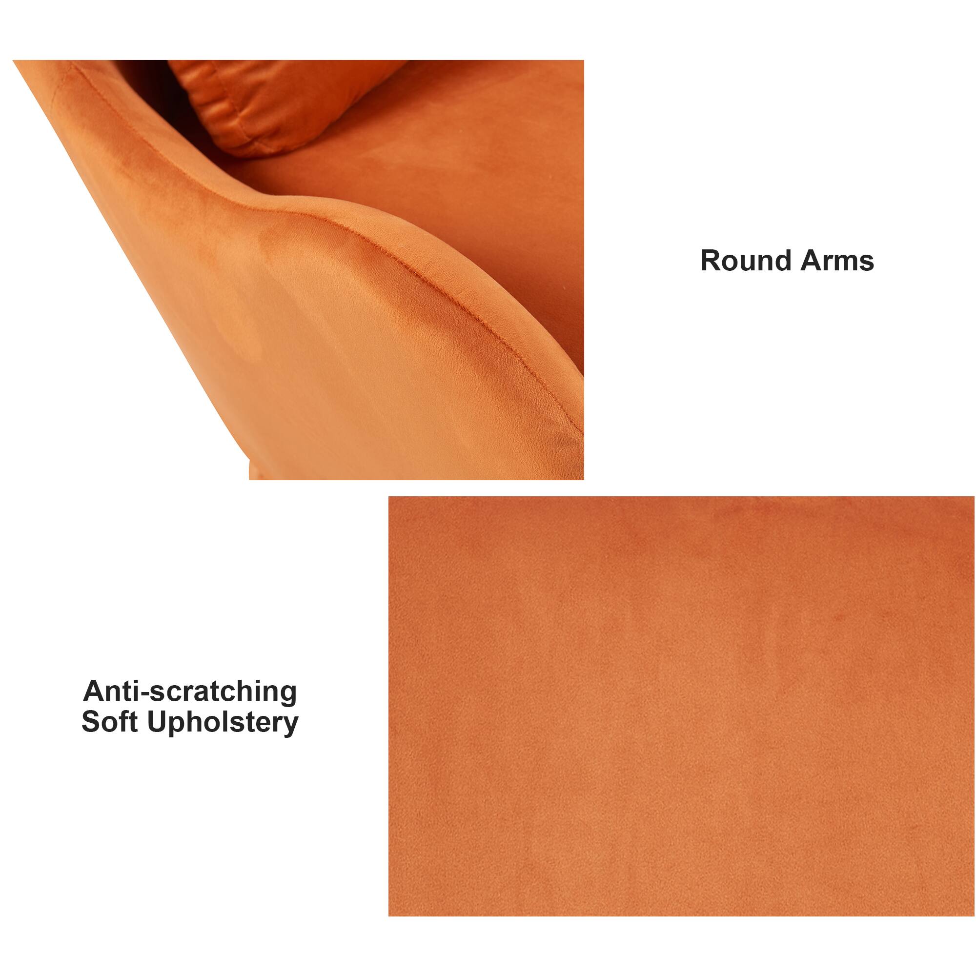 Round Arms

Anti-scratching Soft Upholstery