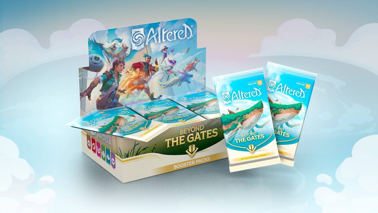 Altered ENGLISH 13 ENGLISH  
Giteras Alteredi AltereD Aiterea rat THES  
Giteret THE THE HEGATES J BEYOND YOND werel GATES BEYOND GATES GATES 0 THE THE 0 C Booster Pack 4 PACKS 12-Card BOOSTER