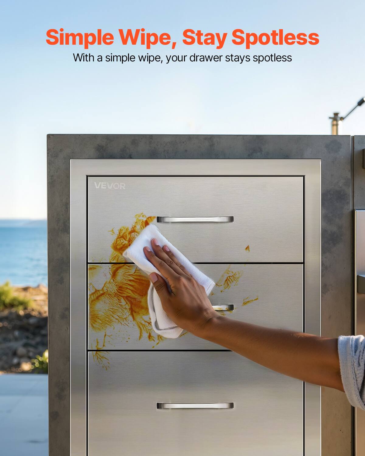 Simple Wipe, Stay Spotless

With a simple wipe, your drawer stays spotless

VEVOR
