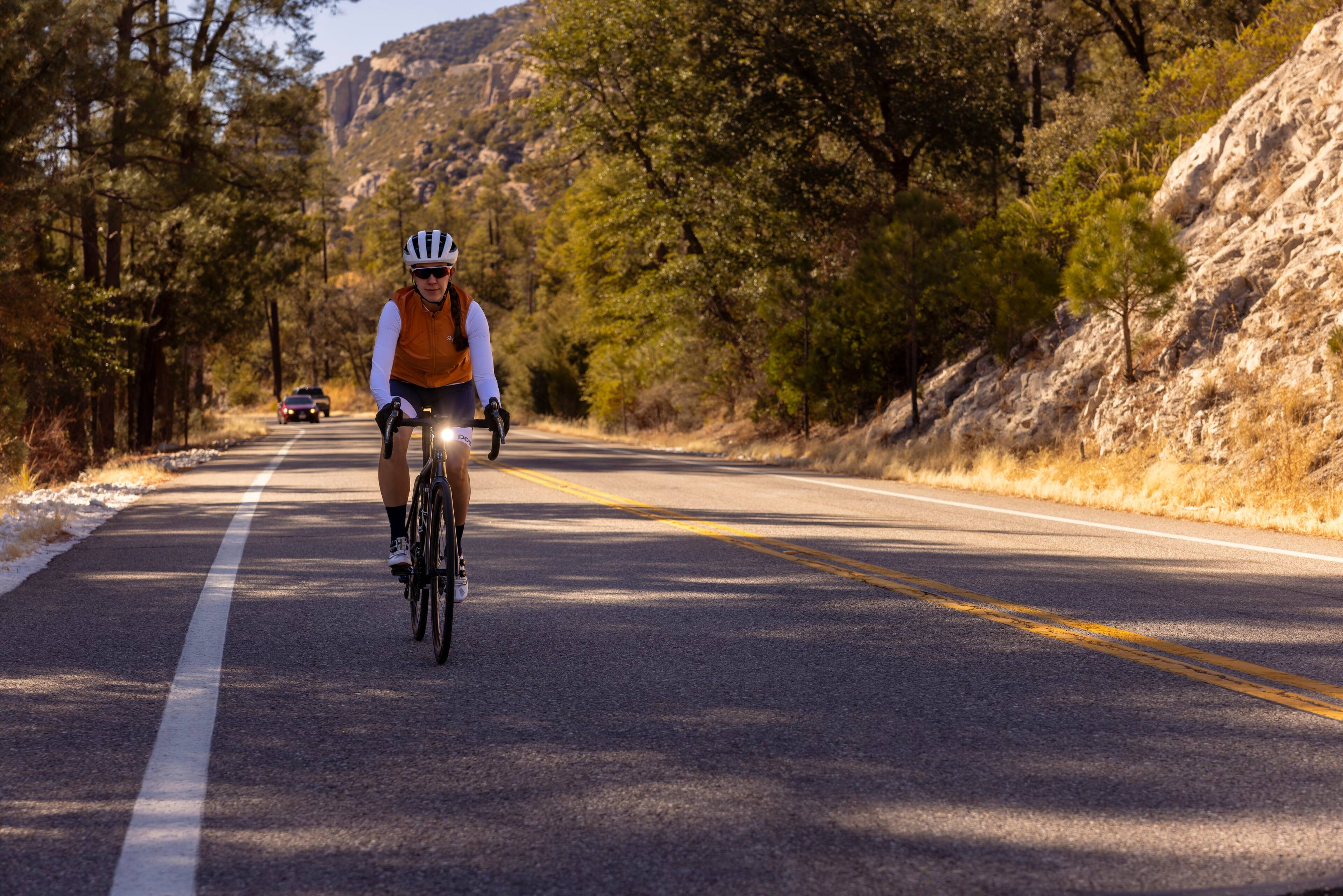 Alt View 5. Garmin - Varia Vue Smart Bike Light with 4K Camera - Black.