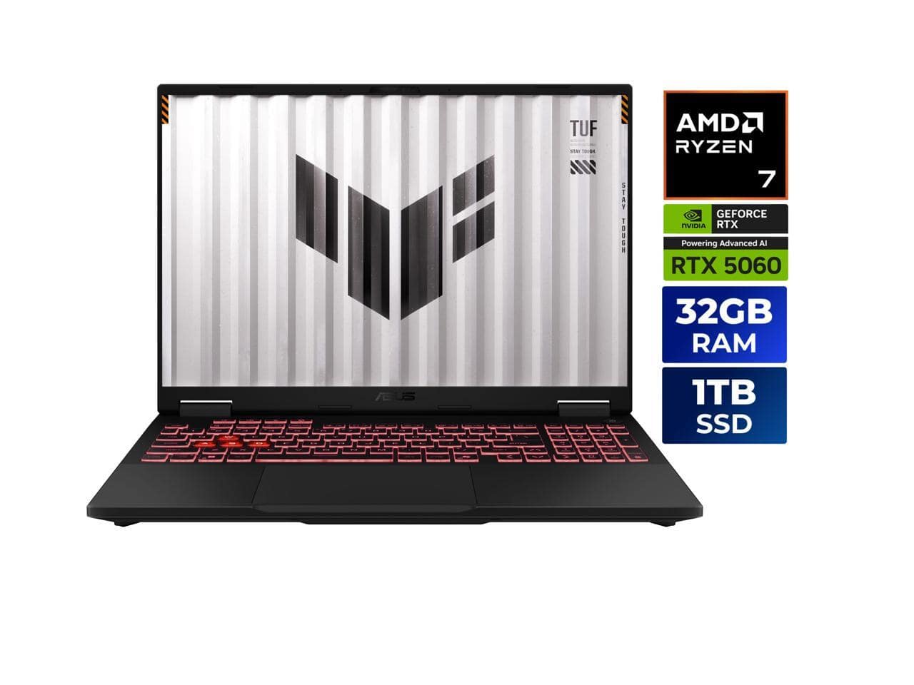 ASUS - TUF A16 - RTX 5060 - Ryzen 7 - 32GB - 1TB SSD - 165Hz - Gaming Laptop