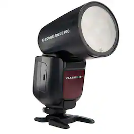 Flashpoint - Zoom Li-Ion X PRO R2 TTL Round Flash For Olympus/Panasonic, Godox V1Pro O (No Sub Flash)