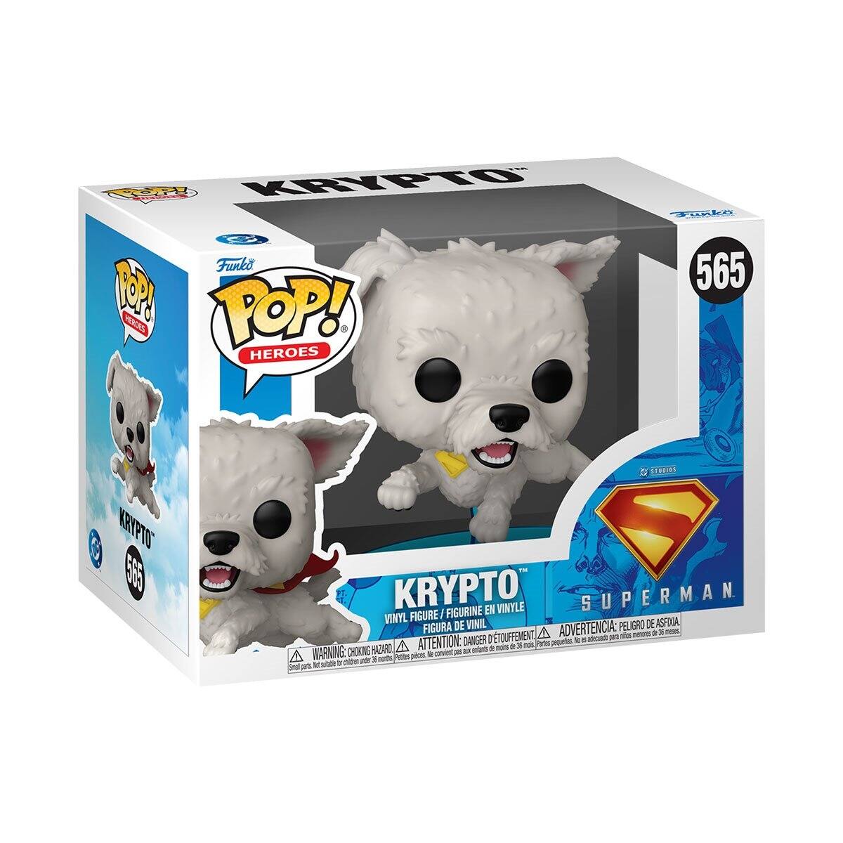 Funko POP! HEROES  
KRYPTON  
VINYL FIGURE / FIGURINE EN VINYLE / FIGURA DE VINIL  
SUPERMAN  
WARNING: CHOKING HAZARD - Small parts. Not for children under 3 years.  
ADVERTENCIA: PELIGRO DE ASFIXIA - Pequeñas piezas. No es adecuado para niños menores de 3 años.  
ATTENTION: DANGER - Petite pièce. Ne convient pas aux enfants de moins de 3 ans.  
565
