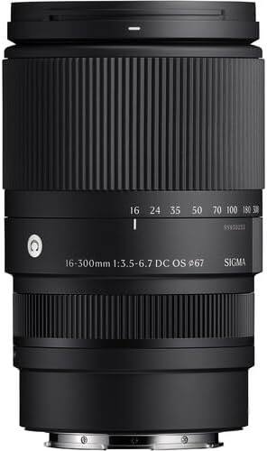 16 24 35 50 70 100 180  
S8 5593021  
16-300mm 1:3.5-6.7 DC OS 67  
SIGMA