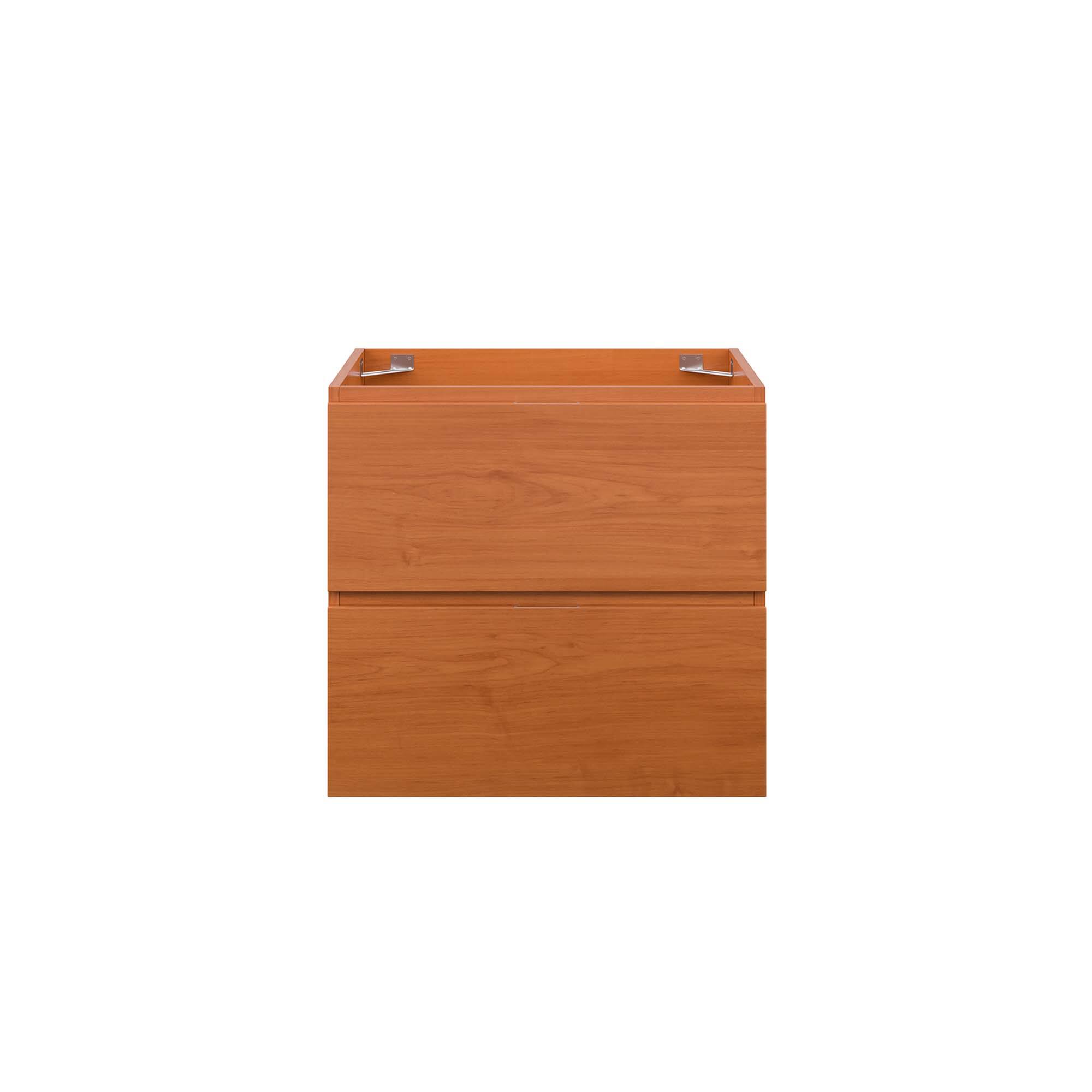 Alt View 2. Modway - Scenic Wall-Mount Bathroom Cabinet Basin Not Included by Modway - Cherry Walnut.