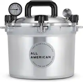 All American - 1930: 10.5qt Pressure Cooker/Canner for Gas or Electric Stoves - Made in the USA - Stainless Steel