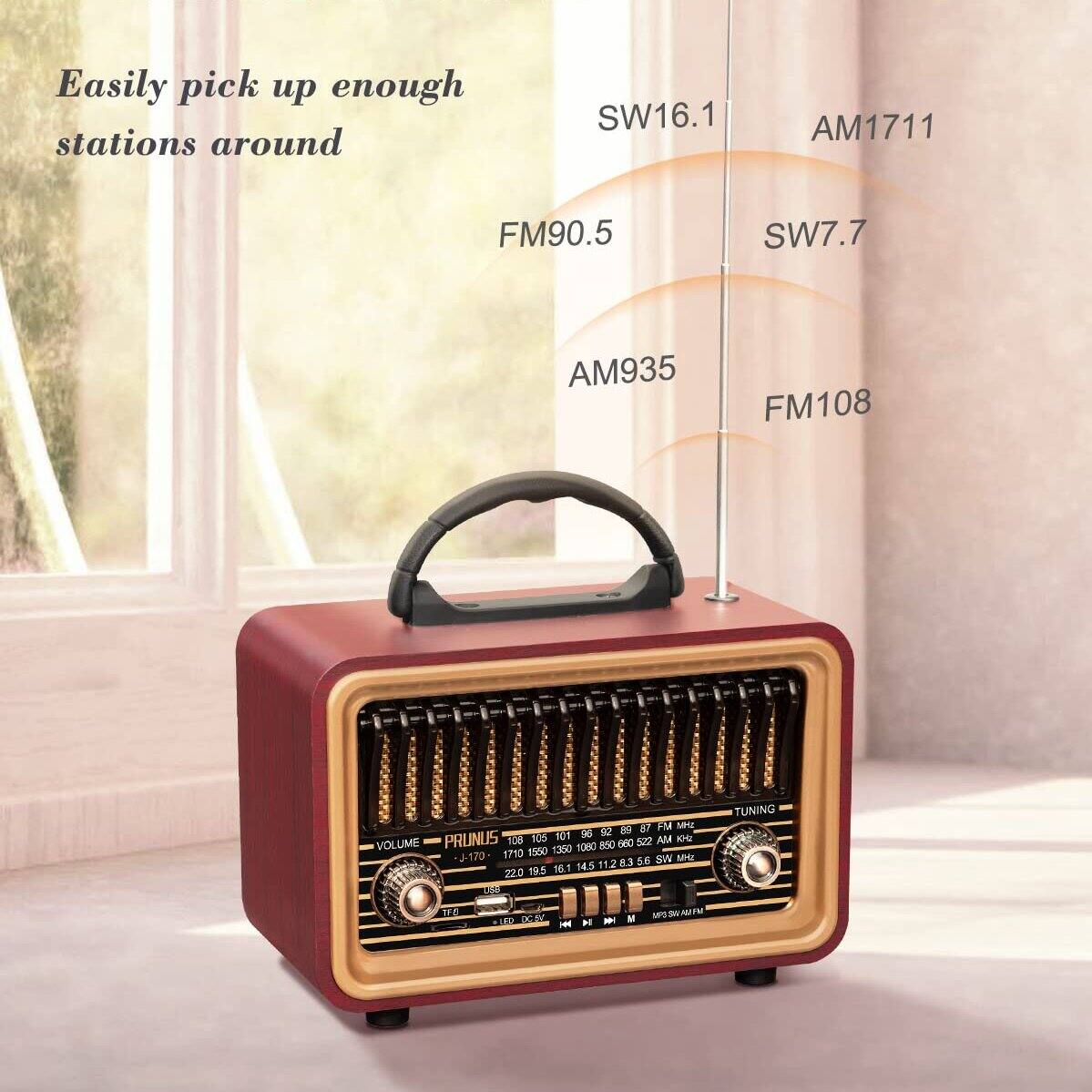 Easily pick up enough stations around

SW16.1 AM1711 FM90.5 SW7.7 AM935 FM108