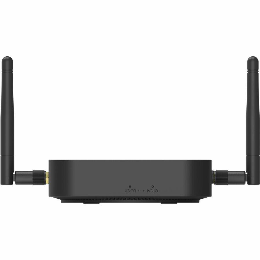 The text on the image reads:

"OPEN → LOCK"