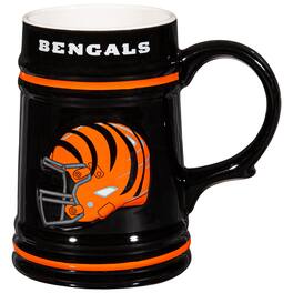 Evergreen Enterprises - Cincinnati Bengals 24oz. Ceramic Stein Cup with Gift Box - Multicolor