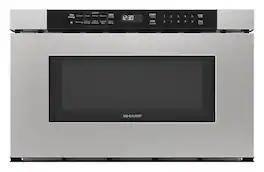 Sharp - 1.2 cu ft 950W Drawer Microwave With Sensor Cooking - Stainless Steel