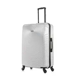 DUKAP - Inception Lightweight Hardside Spinner Luggage 28" - Silver