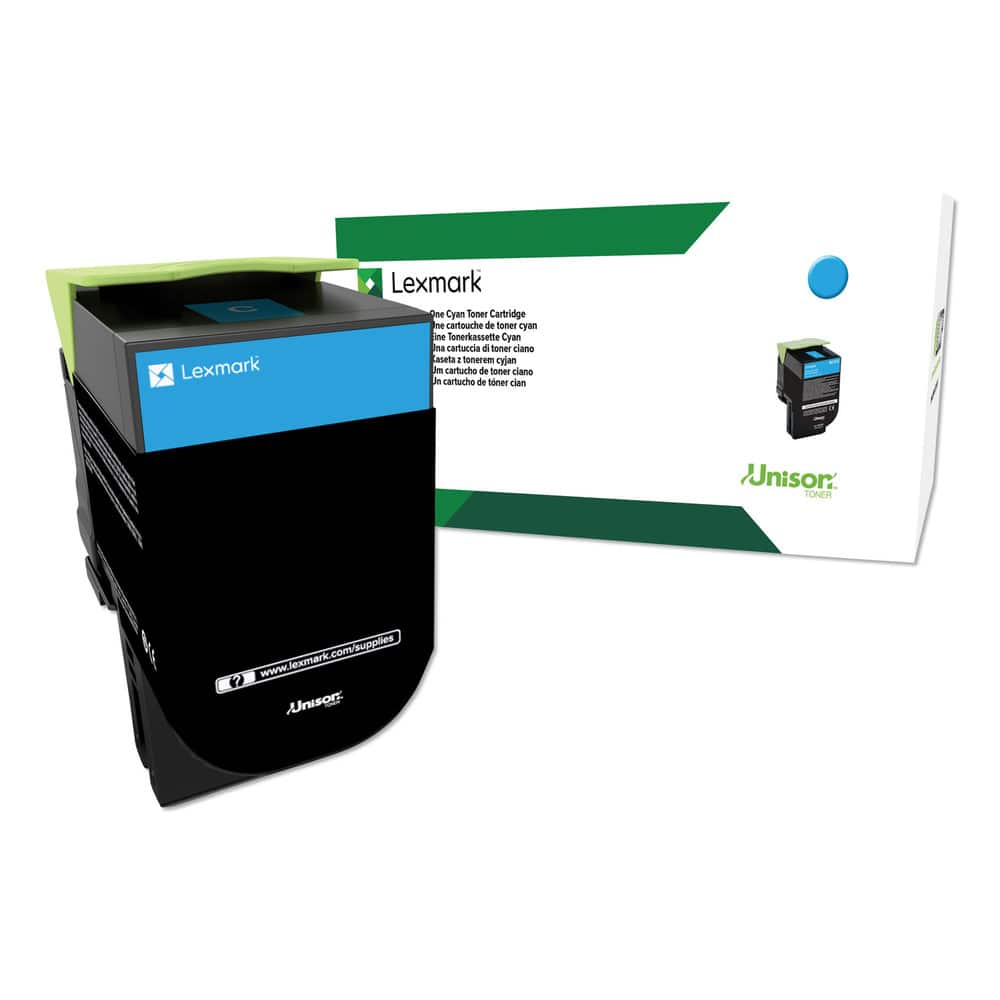 Lexmark - 80C1HC0 Return Program 3,000 Page-Yield High-Yield Toner - Cyan price history on PriceWatchPro
