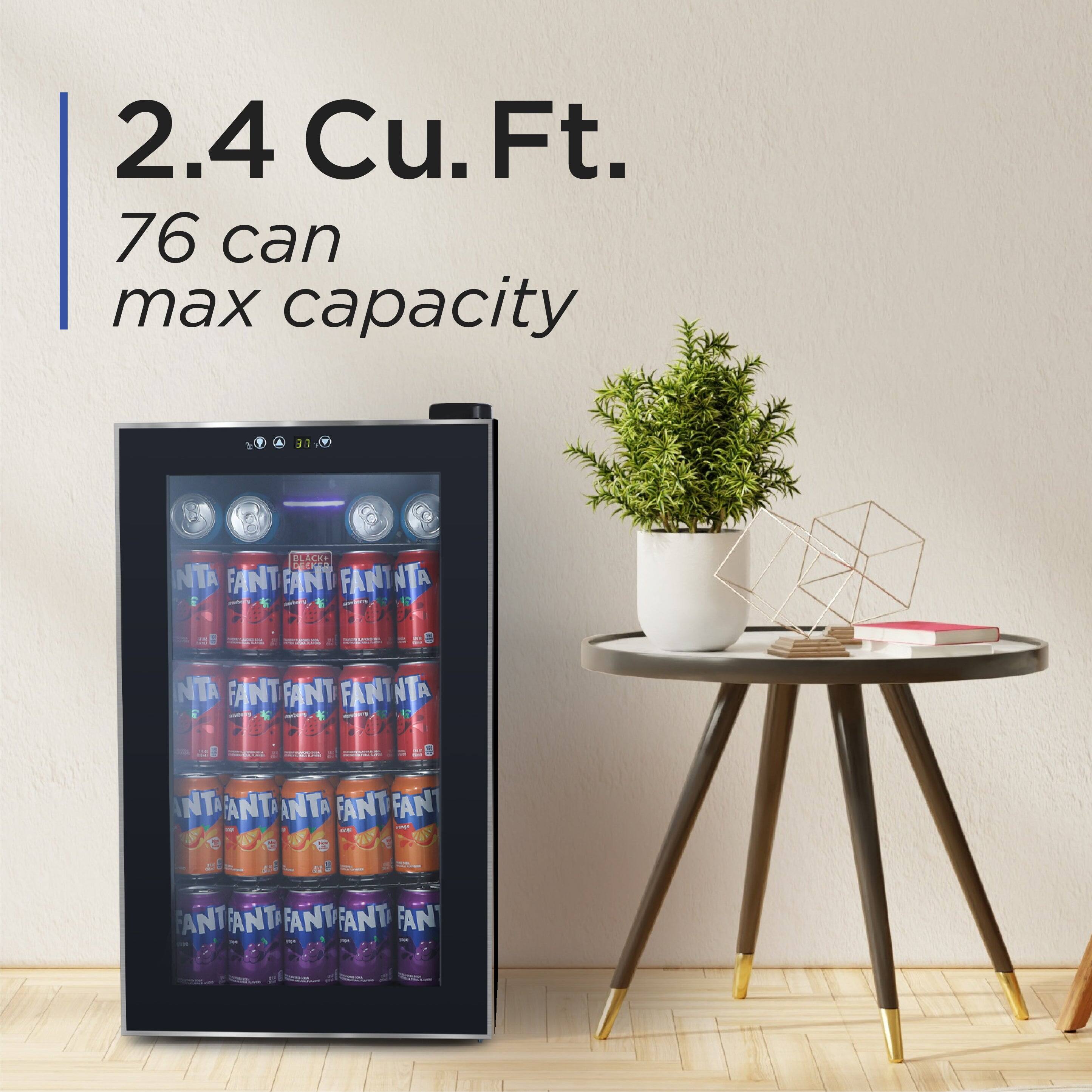 2.4 Cu. Ft. 76 can max capacity

LE P BLACK+ PCAR NTA FANT FANT FANT NTA  T0 T DE 2 : NTA FANT FANT FANT FANT NTA 206 T L  NTA ANTA NTA FANT FAN - -  ANT ANT FANT FANT FAN Coen