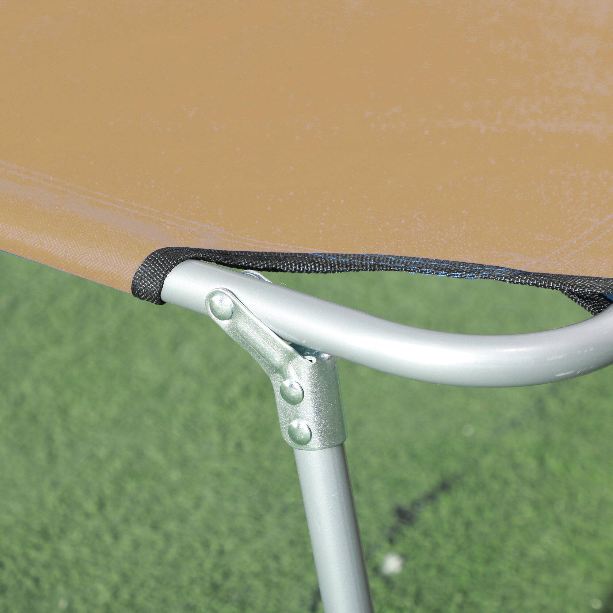 Alt View 8. Outsunny - Pool Chaise Lounge Chair - Tan.