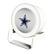 Front. Keyscaper - Dallas Cowboys Linen Print Nightlight Charger & Bluetooth Speaker - White.
