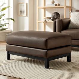 Modway - Roscoe Upholstered Ottoman - Espresso