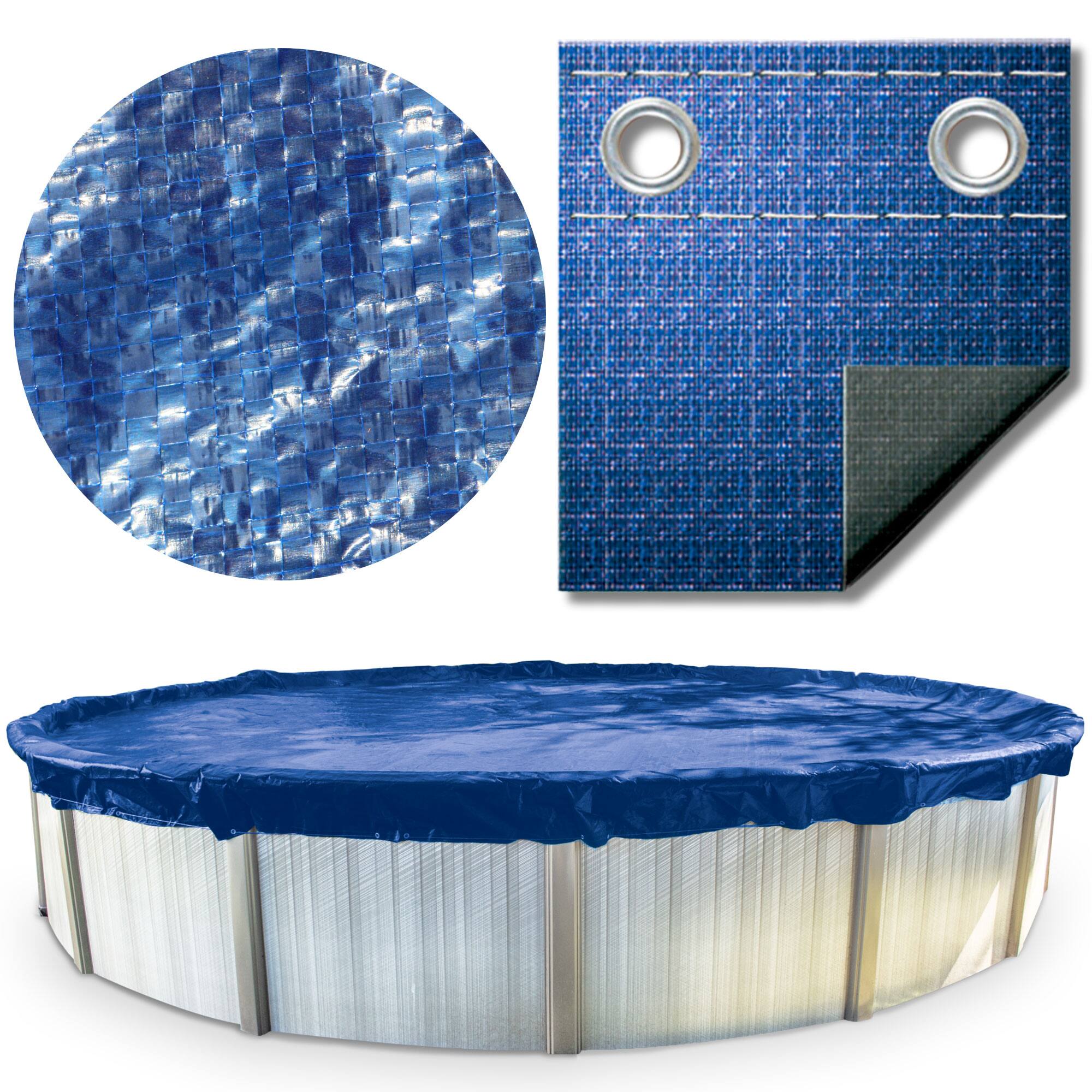 Front. Swimline - Swimline Hydrotools Supreme Guard Winter Cover for 15' Above Ground Round Pools.