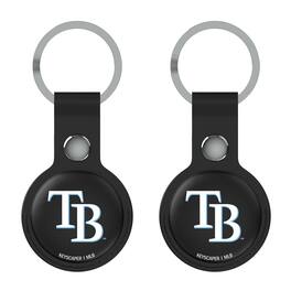 Keyscaper - Tampa Bay Rays Two-Pack AirTag Holders - No Size - Black