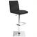 Front. LumiSource - Captain Bar Stool - Black.