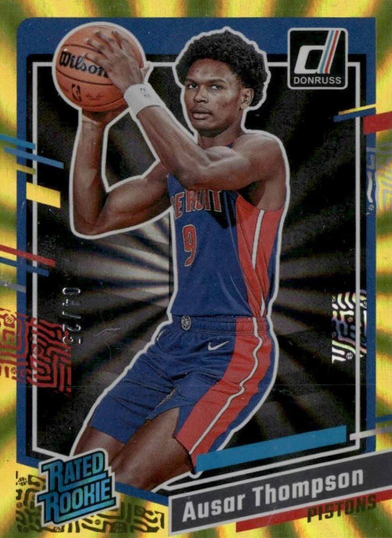 Wilson 0 DONRUSS 19 04/25 FRIT 9 t RATED ROOKIE  
Ausar Thompson  
PISTONS