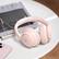 Alt View 5. Soundcore - soundcore Life Q30 by Anker, Hybrid Active Noise Cancelling Headphones, Pink - Pink.