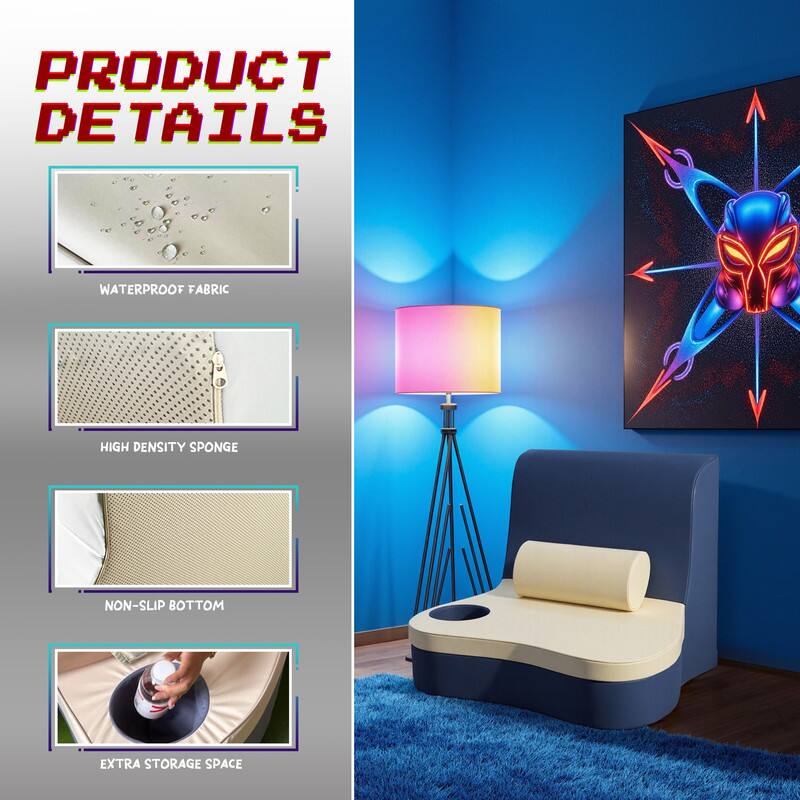 PRODUCT DETAILS

- WATERPROOF FABRIC
- HIGH DENSITY SPONGE
- NON-SLIP BOTTOM
- EXTRA STORAGE SPACE