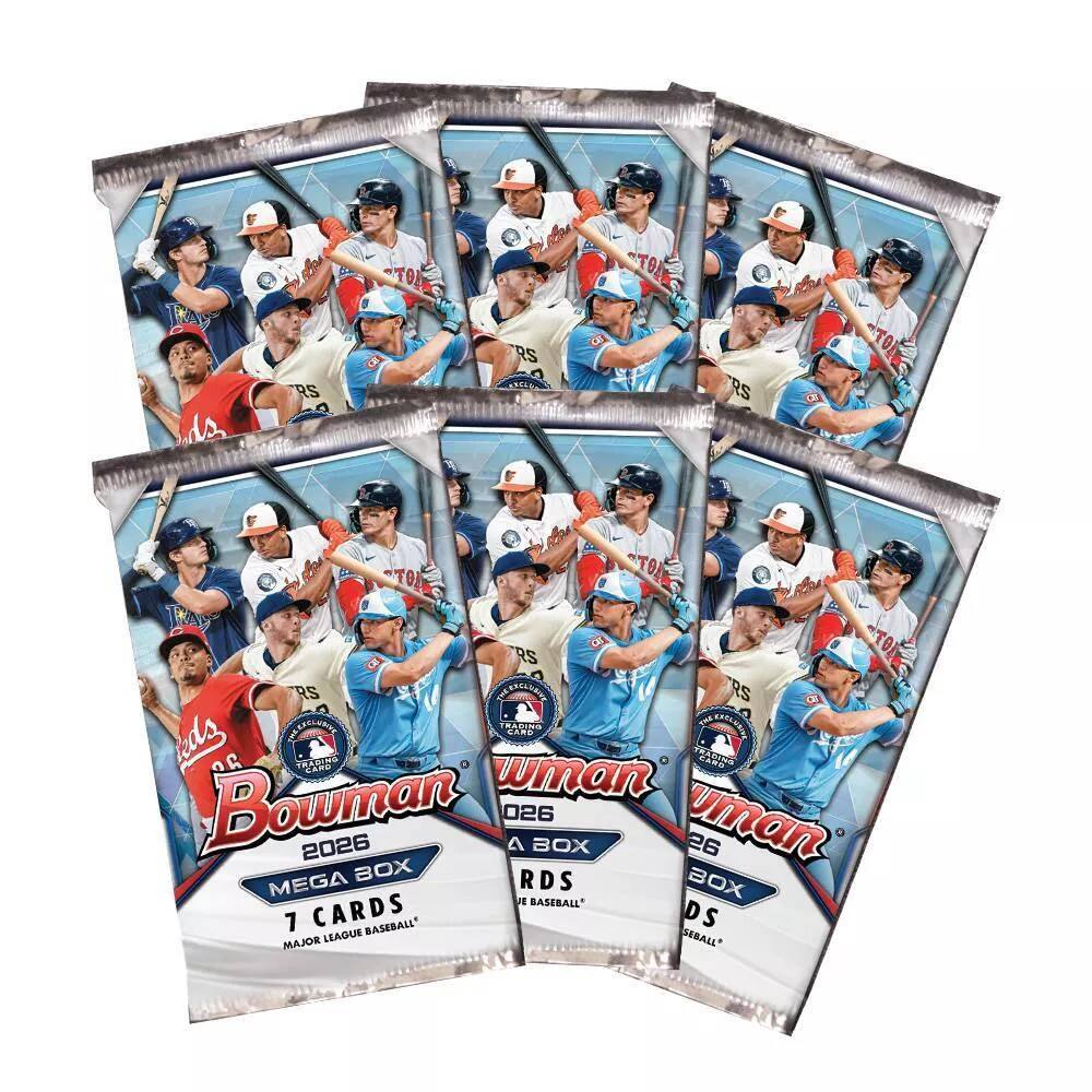 Bowman 2026  
MEGA BOX  
7 CARDS  
MAJOR LEAGUE BASEBALL