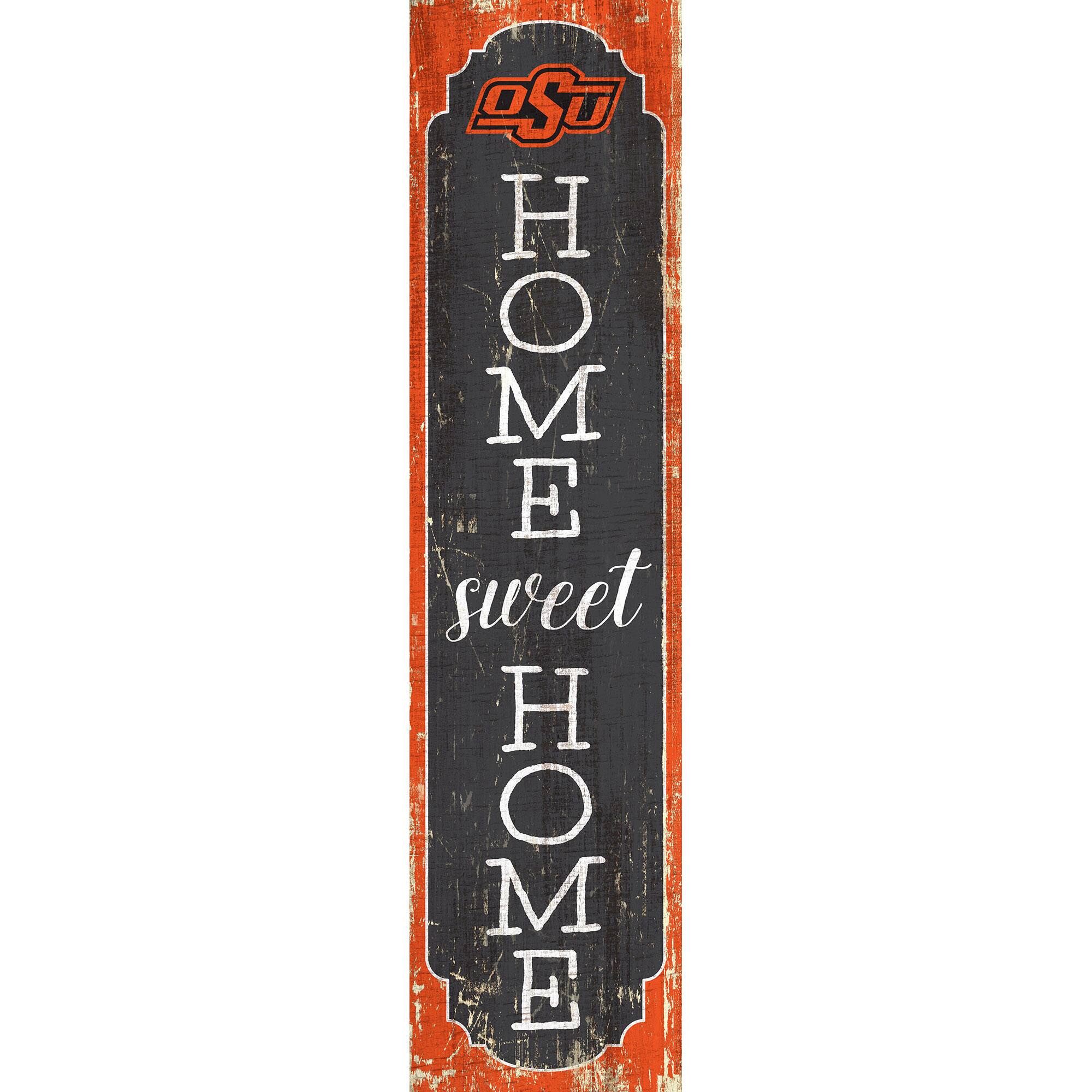 Oklahoma State Cowboys 24" Home Sweet Home Leaner Sign