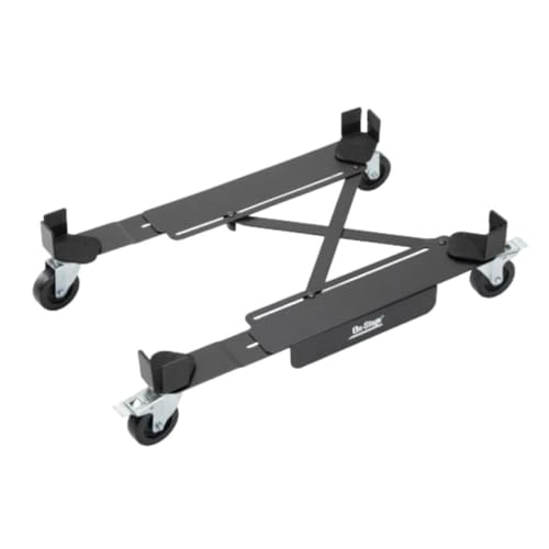 Alt View 5. On Stage Stands - On-Stage AG5000 Amp Glider (Installation-Free Casters for Amplifiers, Rolling-Cart Attachment, Attachable Dolly, Amp - Black.