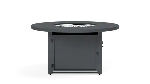 Front. Yardbird® - Palmer Round Fire Table - Gray.