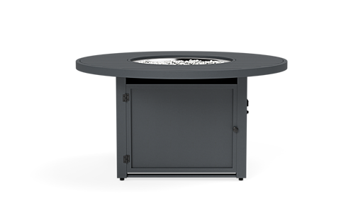 Front. Yardbird® - Palmer Round Fire Table - Gray.