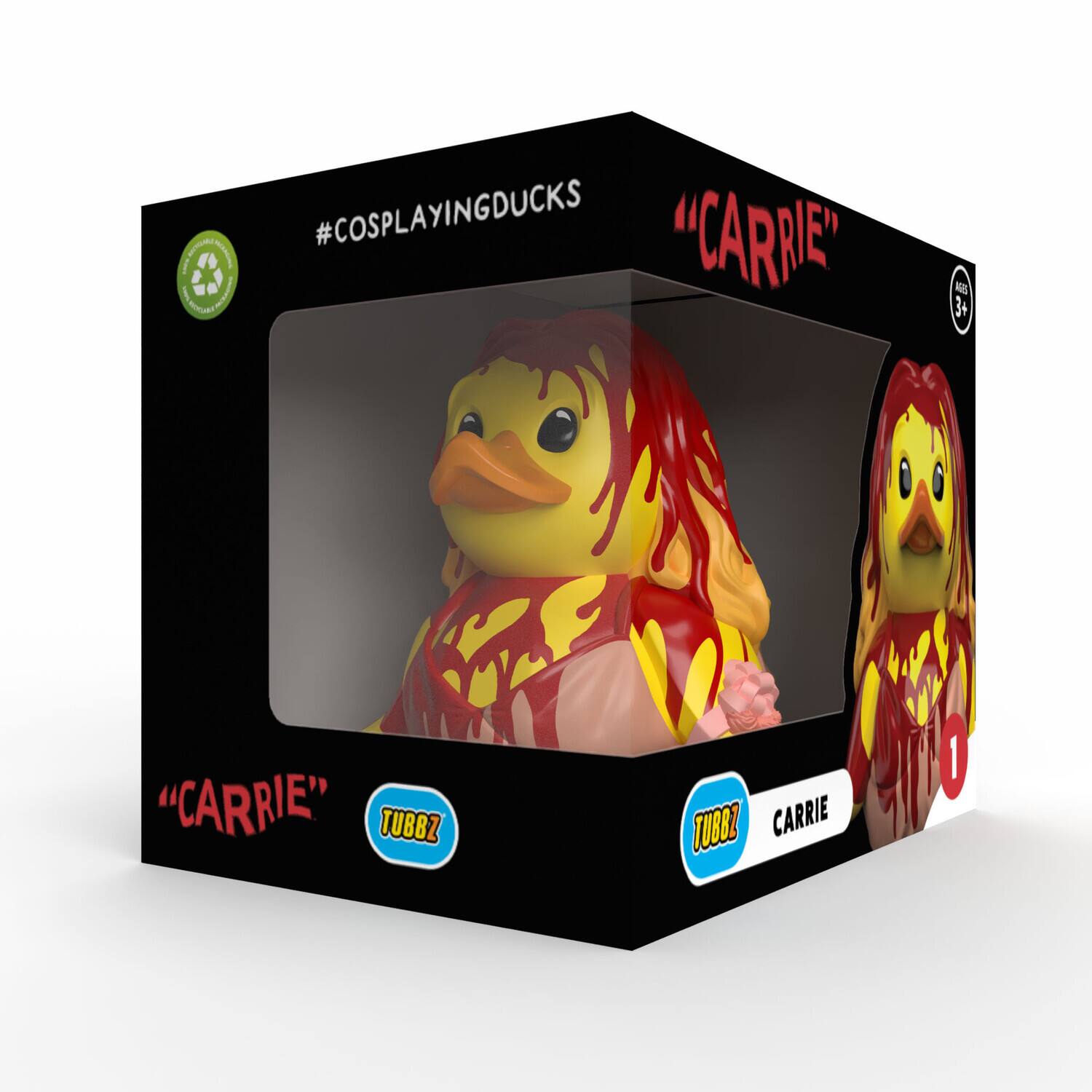 #COSPLAYINGDUCKS  
"CARRIE"  
TUBBZ  
CARRIE  
3+