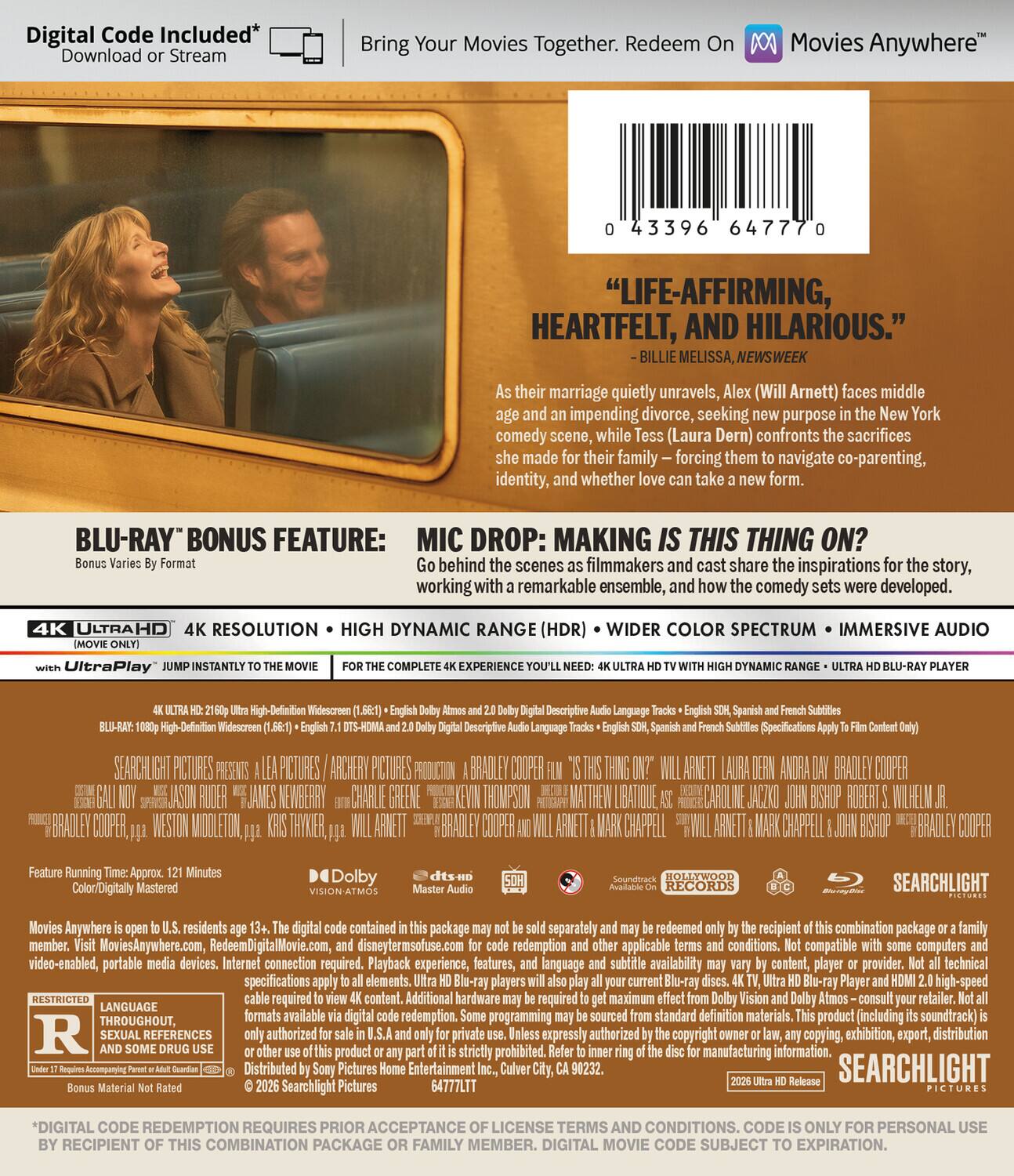 Alt View 1. Is This Thing On?   - 4K Blu-Ray.