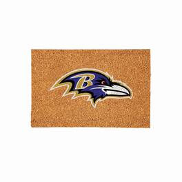 Evergreen Enterprises - Baltimore Ravens 24" x 36" Outdoor Team Logo Coir Mat - Brown