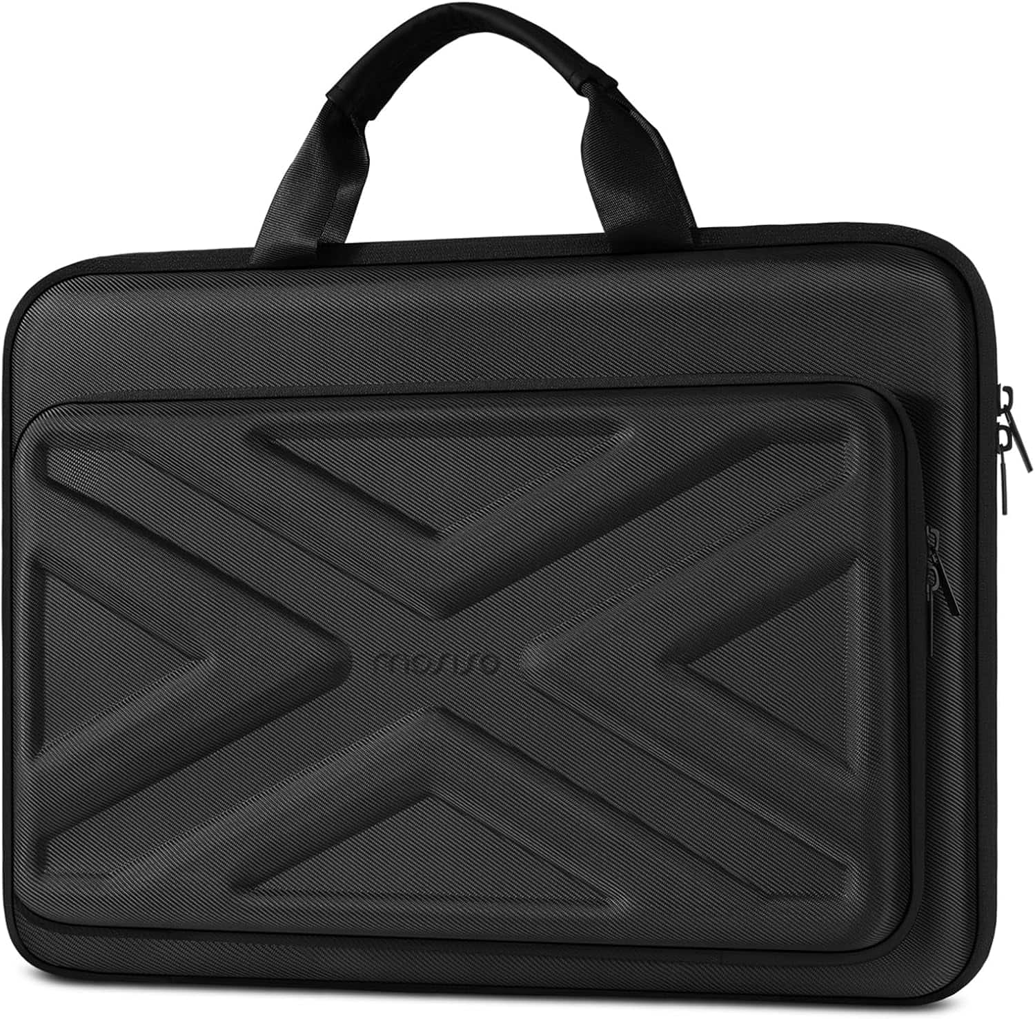mosiso - 17-17.3 inch Laptop Hard Case, Shockproof Waterproof Laptop Case Hard Shell Laptop Carrying Sleeve Computer Bag - Black