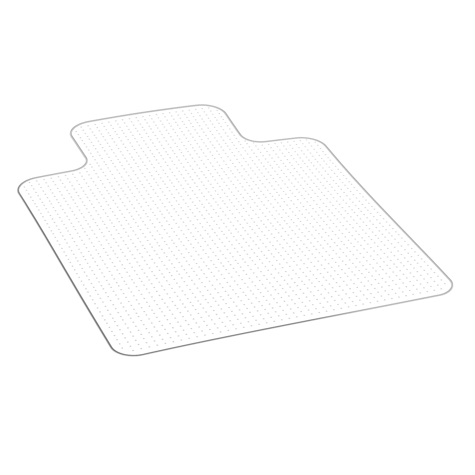 VEVOR - Chair Mat with Lip, 36 x 48-inch Office Chair Mat for Low Pile Carpeted Floors, Clear Floor Protector Rug with Studded - Transparent