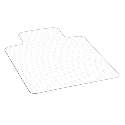 Front. VEVOR - Chair Mat with Lip, 36 x 48-inch Office Chair Mat for Low Pile Carpeted Floors, Clear Floor Protector Rug with Studded - Transparent.