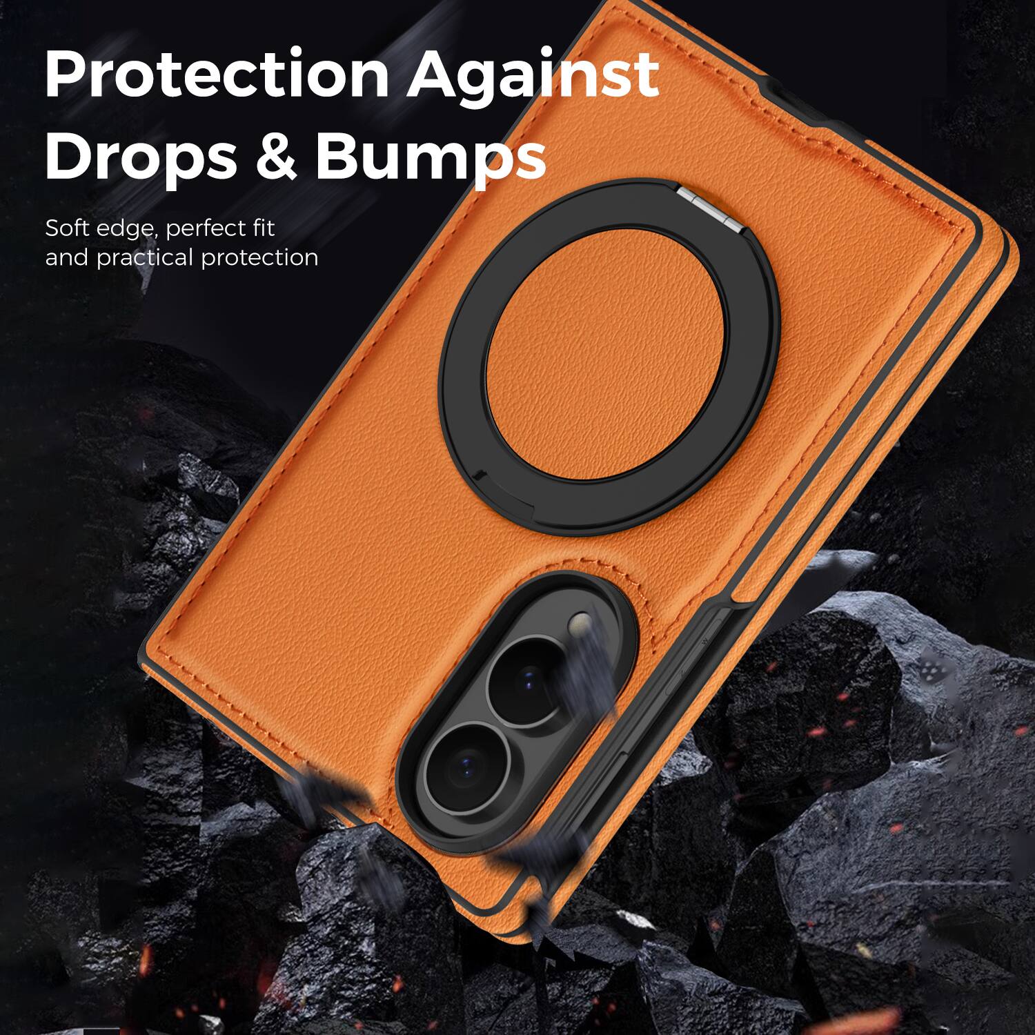 Protection Against Drops & Bumps  
Soft edge, perfect fit and practical protection