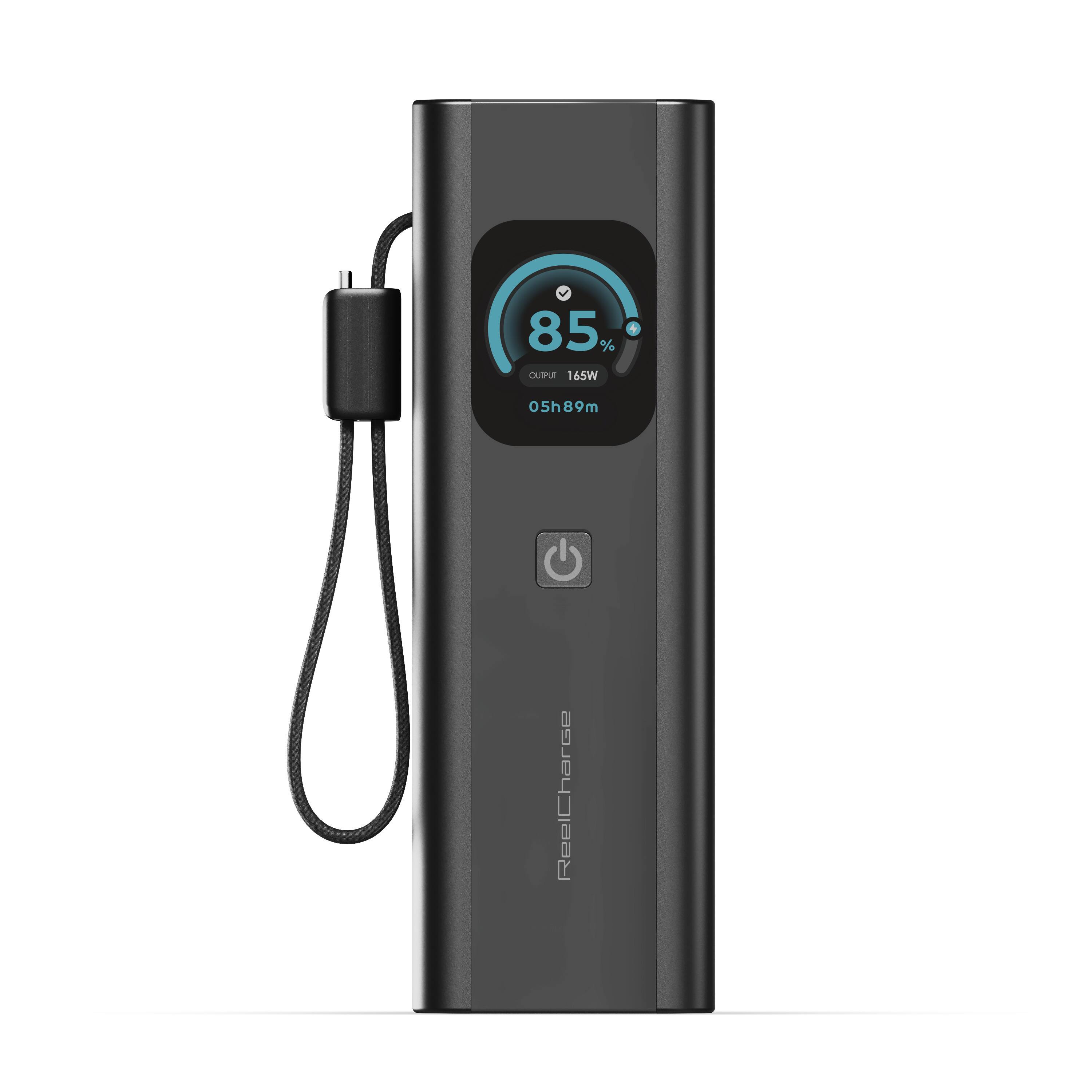 85% + % UTPUT 165W 05h89m ReelCharge