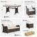 Dining Table x 1
Fixed Single Chair x 2
Seat Cushion x 2
Back Cushion x 2
26.8" x 52.8" x 26.4"
30.3" x 24.8" x 27.2" x 28.5"
330 lbs Capacity
Three-Seat Sofa x 1
Seat Cushion x 3
Back Cushion x 3
15.8" x 17.7" x 30.3" x 27.2" x 64.5"
330 lbs Capacity
Ottoman x 2
15.8" x 17.7" x 30.3"
3 Packages