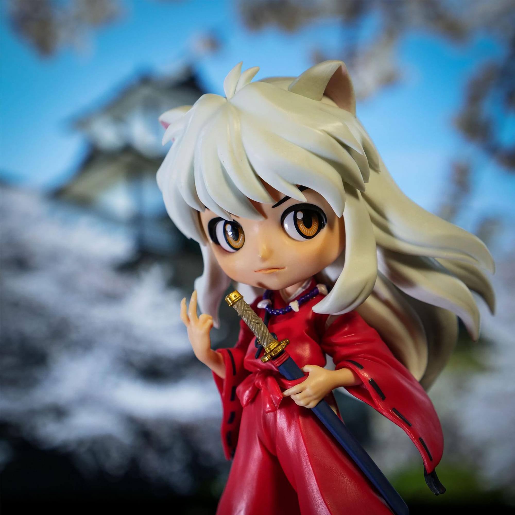 Alt View 4. Little Buddy - InuYasha Banpresto Q Posket Figure | Inuyasha Ver. A - Red.