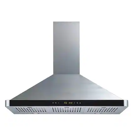 Front. Winflo - Winflo 36 inch Convertible 480 CFM Stainless Steel Wall Mount Range Hood with Baffle Filters - Stainless Steel.